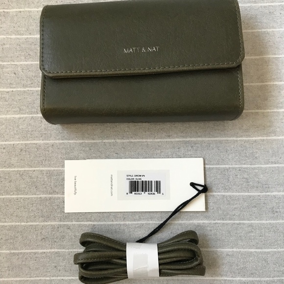 Matt & Nat Drew Crossbody Bag - Vintage Olive - Picture 4 of 8